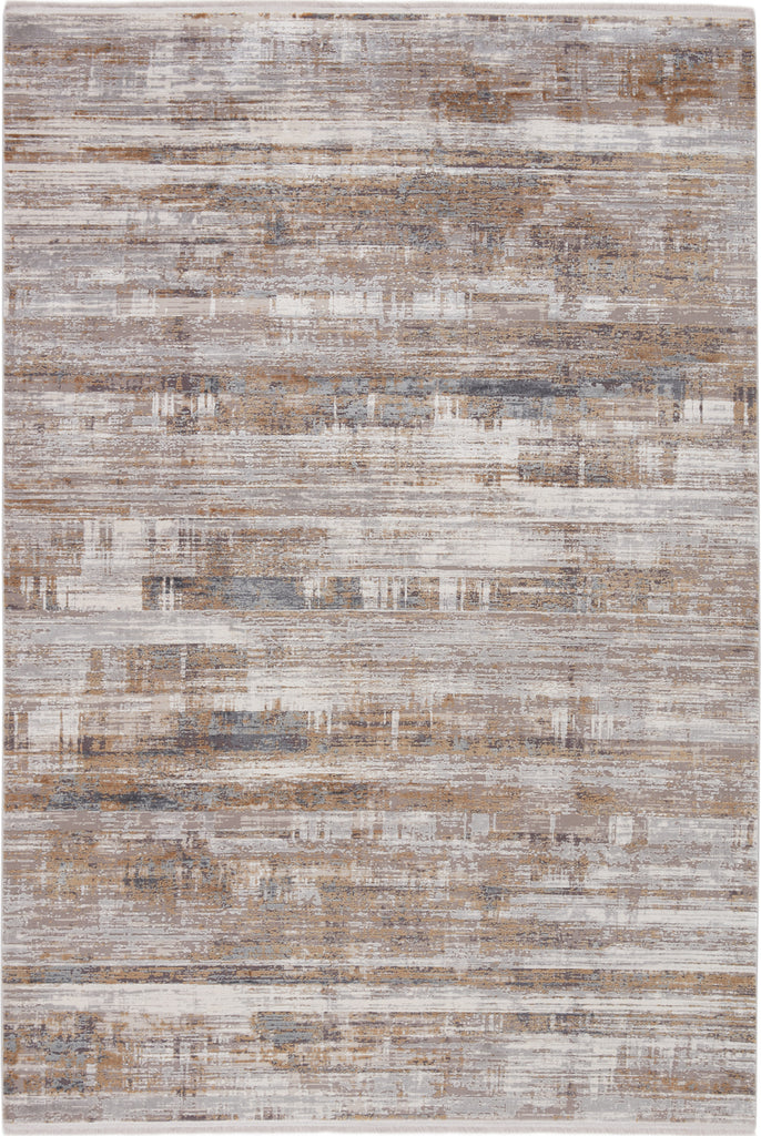 Jaipur Living Lavigne Denman LVG02 Gray/Gold Area Rug - Top Down