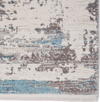 Jaipur Living Lavigne Rialto LVG04 Blue/Gray Area Rug Corner Close Up Image