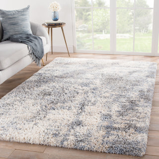 Jaipur Living Lyra Cantata LYR01 Gray/Blue Area Rug Lifestyle Image Feature