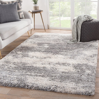 Jaipur Living Lyra Elodie LYR02 Gray/Ivory Area Rug Lifestyle Image Feature