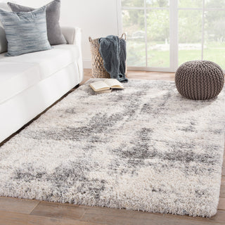 Jaipur Living Lyra Serenade LYR04 Ivory/Light Gray Area Rug Lifestyle Image Feature