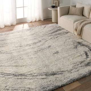 Jaipur Living Lyra Windsor LYR08 Gray/Cream Area Rug Lifestyle Image Feature