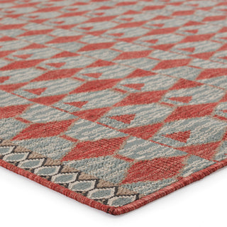 Jaipur Living Mahaba Maji MAH01 Red/Sea Green Area Rug by Vibe