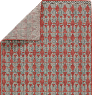 Jaipur Living Mahaba Maji MAH01 Red/Sea Green Area Rug by Vibe