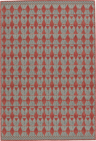 Jaipur Living Mahaba Maji MAH01 Red/Sea Green Area Rug by Vibe