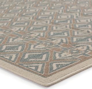 Jaipur Living Mahaba Hazina MAH03 Sea Green/Beige Area Rug by Vibe