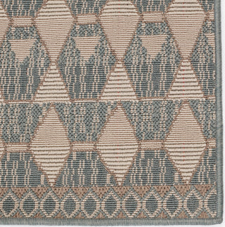 Jaipur Living Mahaba Maji MAH04 Sea Green/Beige Area Rug by Vibe - Close Up