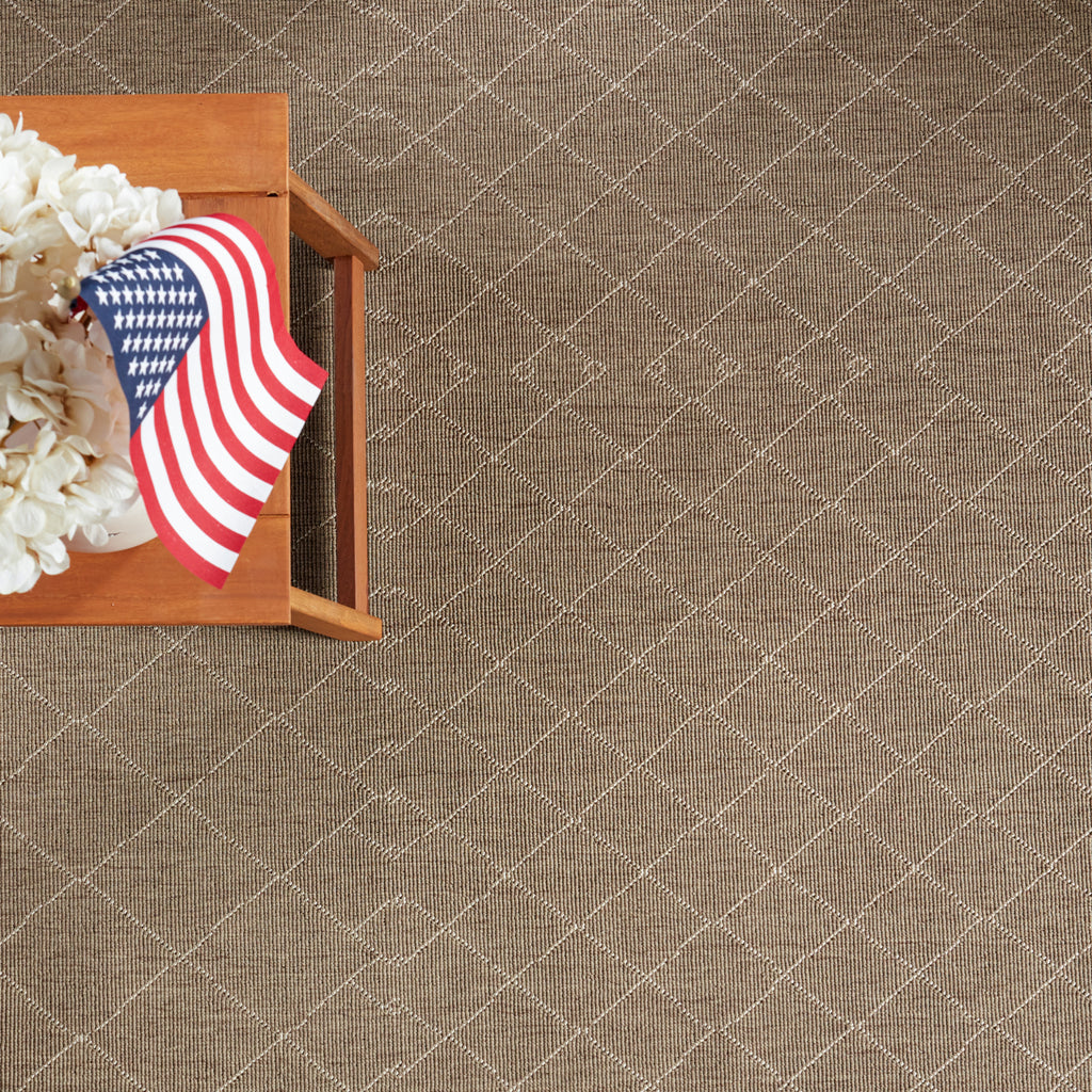 Jaipur Living Mahaba Almasi MAH05 Dark Taupe/Beige Area Rug by Vibe