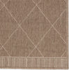Jaipur Living Mahaba Almasi MAH05 Dark Taupe/Beige Area Rug by Vibe