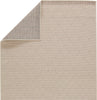 Jaipur Living Mahaba Almasi MAH06 Beige/Dark Taupe Area Rug by Vibe - Folded Corner