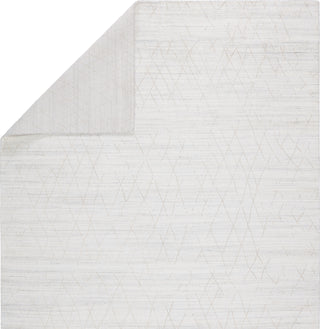 Jaipur Living Makai Sahar White/Tan Area Rug - Folded Corner