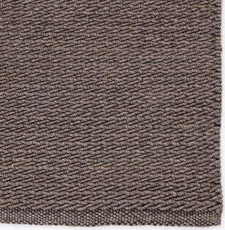 Jaipur Living Maverick Ryker MAV06 Brown/Gray Area Rug Corner Close Up Image