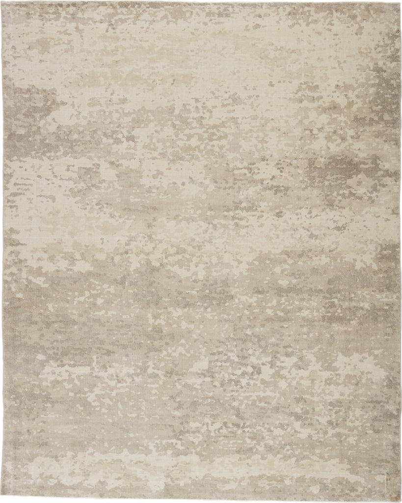 Jaipur Living Malibu by Barclay Butera Retreat MBB01 Light Gray/Ivory Area Rug - Top Down