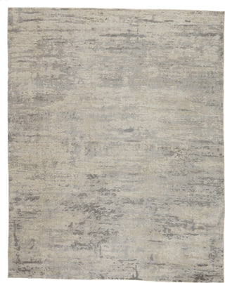 Jaipur Living Malibu by Barclay Butera Retreat MBB02 Gray/Ivory Area Rug - Top Down