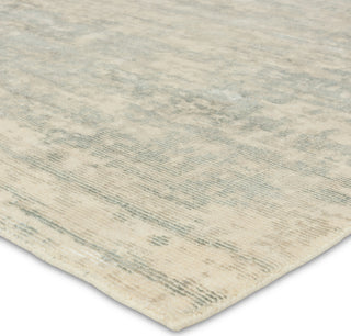 Jaipur Living Malibu Retreat MBB04 Teal/Cream Area Rug by Barclay Butera Corner Image