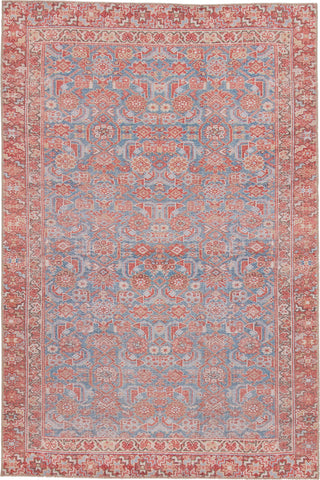 Jaipur Living Medea Kybele MDE03 Blue/Red Area Rug - Top Down