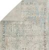 Jaipur Living Melo Thayer MEL04 Green/Light Gray Area Rug by Vibe Folded Backing Image