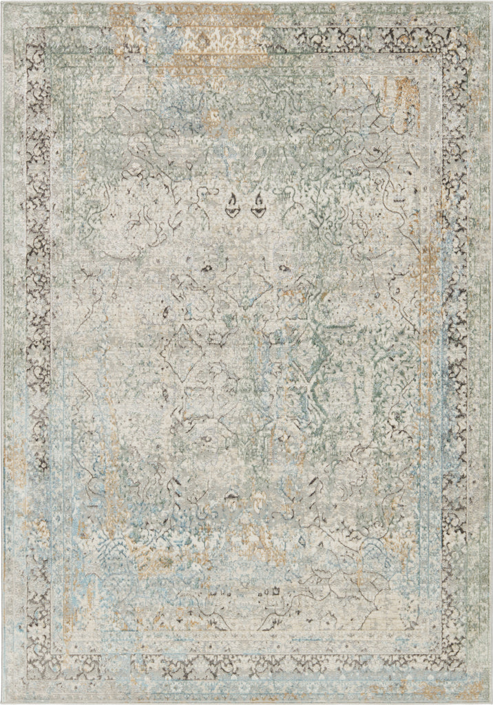 Jaipur Living Melo Thayer MEL04 Green/Light Gray Area Rug by Vibe Main Image