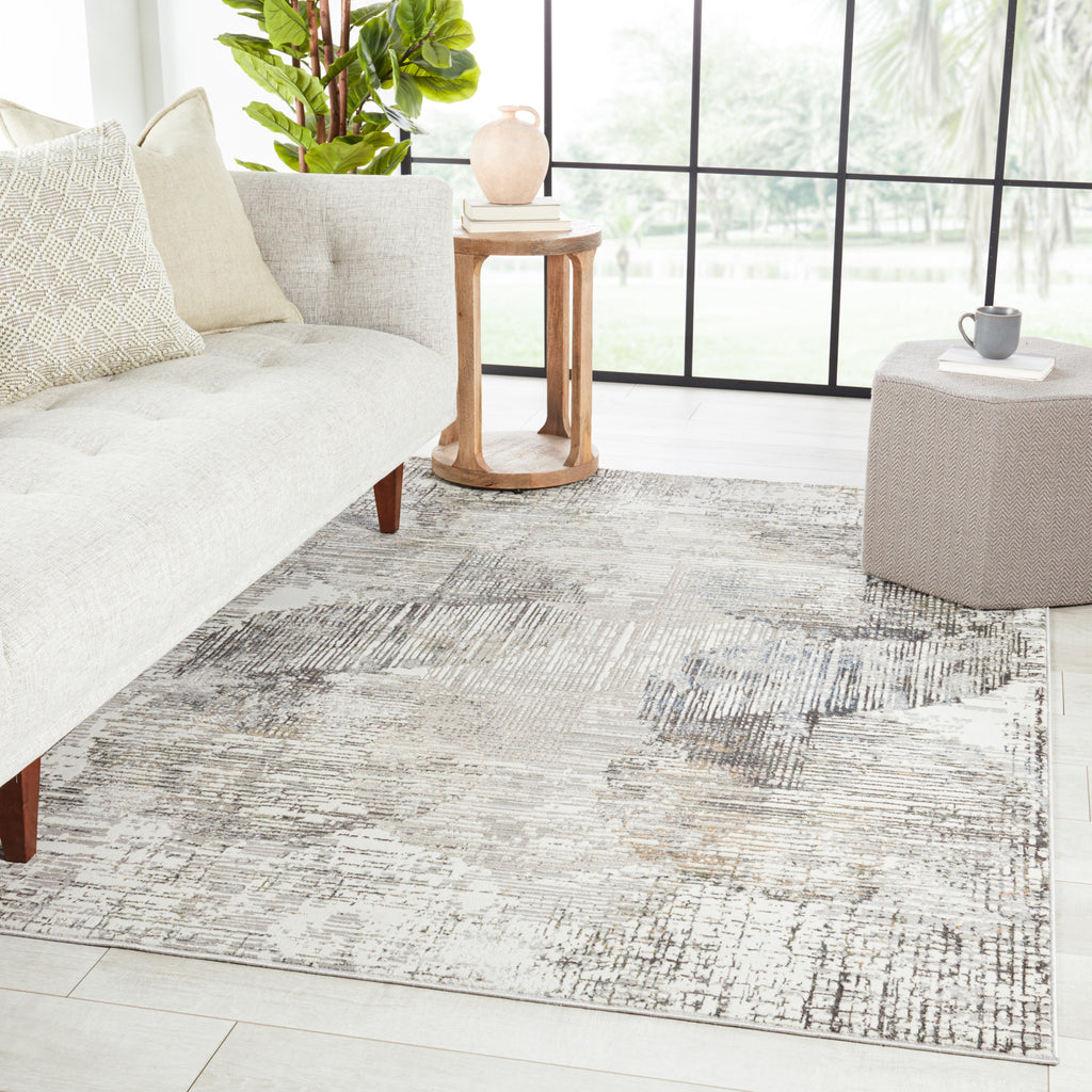 Jaipur Living Melo Lavorre MEL06 Gray/Gold Area Rug by Vibe Lifestyle Image Feature