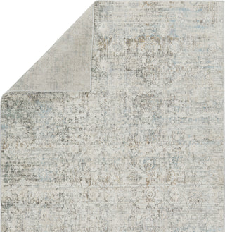 Jaipur Living Melo Kenrick MEL08 Gray/Light Blue Area Rug by Vibe Folded Backing Image