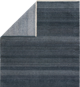 Jaipur Living Merritt Adler MER03 Dark Blue/Ivory Area Rug Folded Backing Image