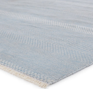 Jaipur Living Merritt Adler MER04 Sky Blue/Ivory Area Rug Corner Image