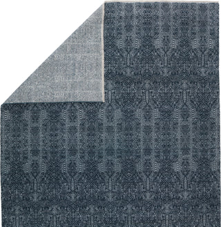 Jaipur Living Merritt Bram MER06 Dark Blue/Ivory Area Rug Folded Backing Image