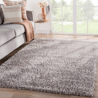 Jaipur Living Minka Cabot MKA05 Gray/Ivory Area Rug Lifestyle Image Feature