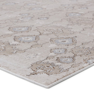 Jaipur Living Malilla By Nikki Chu Inigo MLI01 Taupe/Gray Area Rug - Corner