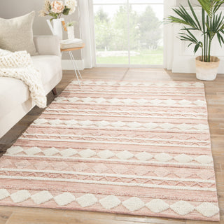 Jaipur Living Mumbai Elixir MMB02 Pink/Ivory Area Rug by Nikki Chu Lifestyle Image Feature