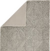 Jaipur Living Traditions Made Modern Exhibition MMT19 White/Dark Gray Area Rug by Museum Ifa - Folded Corner