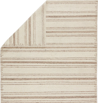 Jaipur Living Mendoza Torin Cream/Brown Area Rug - Folded Corner