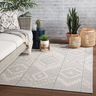 Jaipur Living Monteclair Shiloh MOC04 Gray/Cream Area Rug Lifestyle Image Feature