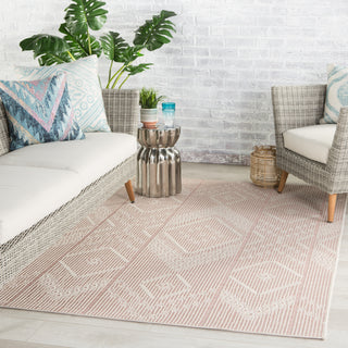 Jaipur Living Monteclair Shiloh MOC06 Light Pink/Cream Area Rug Lifestyle Image Feature