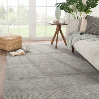 Jaipur Living Modica Irminio MOD02 Gray/ Area Rug Lifestyle Image Feature