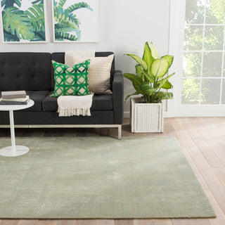 Jaipur Living Monteforte Asco MOF06 Green Area Rug Lifestyle Image Feature