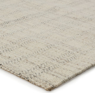 Jaipur Living Merryn Marietta MRR01 Cream/Black Area Rug Corner Image