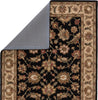Jaipur Living Mythos Selene MY03 Black/Beige Area Rug Folded Backing Image