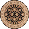Jaipur Living Mythos Selene MY03 Black/Beige Area Rug Round Rug Image