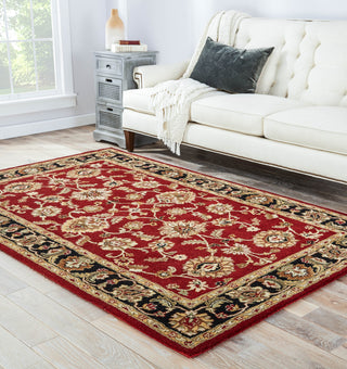 Jaipur Living Mythos Anthea MY08 Red/Black Area Rug Lifestyle Image Feature