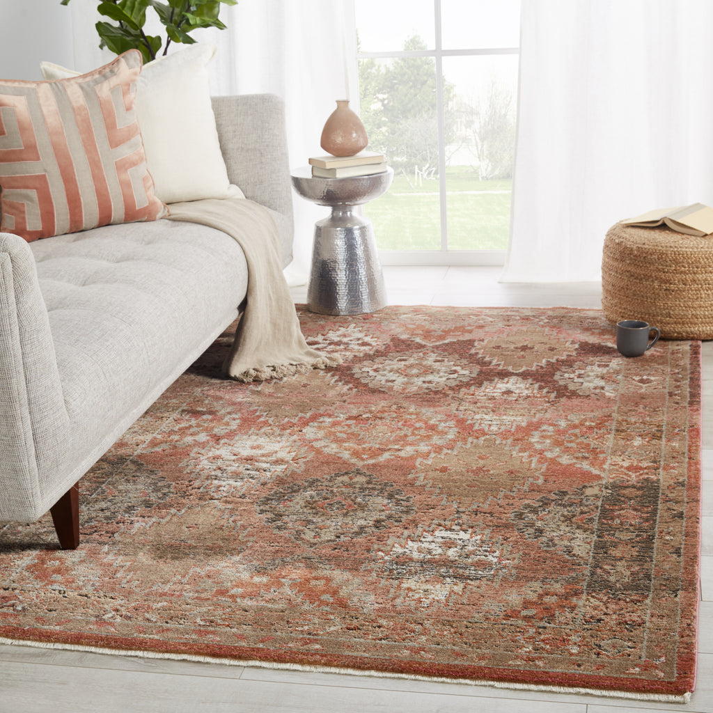 Jaipur Living Myriad Lia MYD07 Rust/Pink Area Rug by Vibe Lifestyle Image Feature