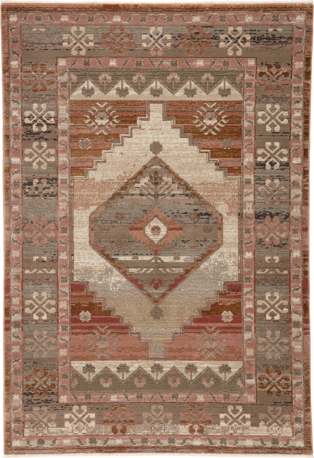 Jaipur Living 9 X 12 Gray Indoor Geometric Industrial Area Rug in