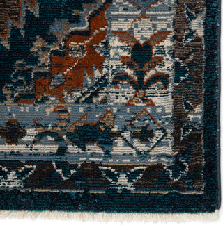 Jaipur Living Myriad Lia MYD10 Blue/Rust Area Rug by Vibe