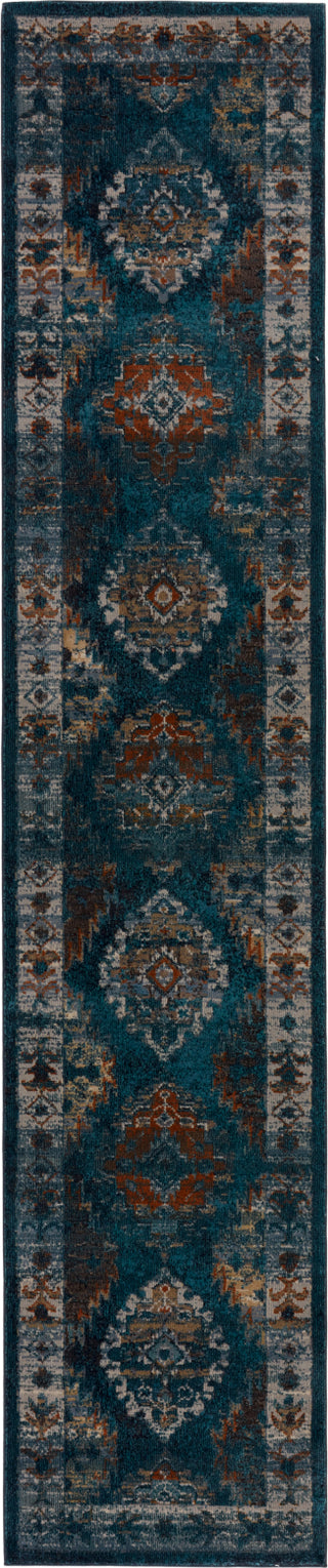 Jaipur Living Myriad Lia MYD10 Blue/Rust Area Rug by Vibe