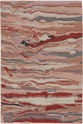 Jaipur Living Myriad Jolene MYD14 Pink/Red Area Rug - Top Down