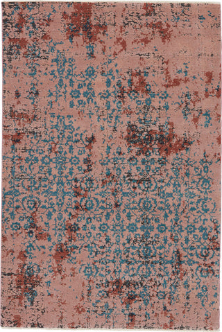 Jaipur Living Myriad Zea MYD17 Pink/Teal Area Rug - Top Down