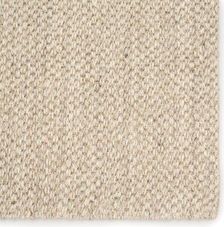 Jaipur Living Naturals Sanibel Naples NAS07 White/Taupe Area Rug Corner Close Up Image