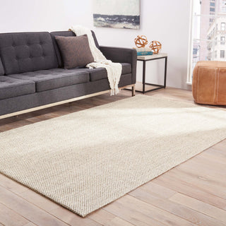 Jaipur Living Naturals Sanibel Naples NAS07 White/Taupe Area Rug Lifestyle Image Feature