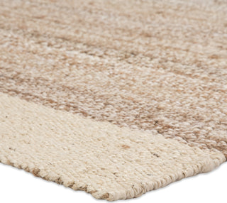 Jaipur Living Naturals Tobago Mallow NAT12 White/Tan Area Rug Corner Image