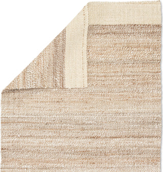 Jaipur Living Naturals Tobago Mallow NAT12 White/Tan Area Rug Folded Backing Image